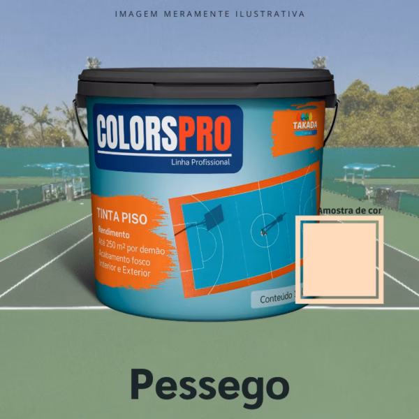Tinta de Piso ColorsPro Pêssego 16 litros