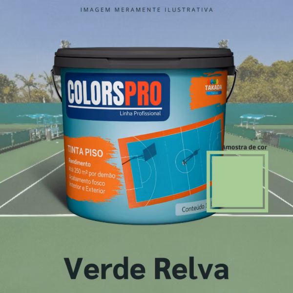 Tinta de Piso ColorsPro Verde Relva 16 litros