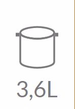 3,6 litros