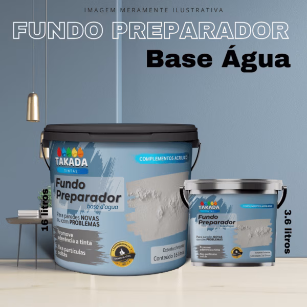 Fundo preparador de paredes base água