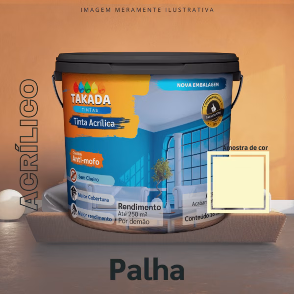 Tinta Takada Tintas 16L Palha