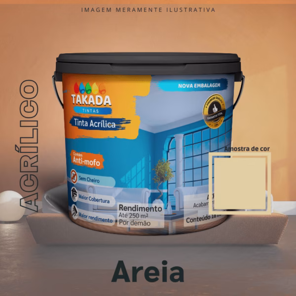 Tinta Takada Tintas 16L Areia