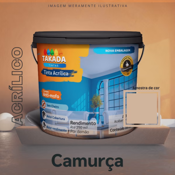 Tinta Takada Tintas 16L camurça